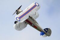 G-GLAD @ LFFQ - Gloster Gladiator II, On display, La Ferté-Alais (LFFQ) Air show 2015 - by Yves-Q