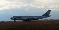 D-ABVY @ KCOS - Weather divert to COS from Denver - by Ronald Barker