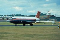 ZE433 @ EGLF - BAC 1-11 One Eleven ZE433 at the 1998 Farnborough Air Show. Used by DRA (now QinetiQ) for in flight testing of the Eurofighter Typhoon's Captor radar