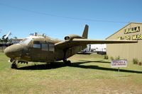 VH-FSA @ N.A. - Piaggio P.166AL1 in front of the Uralla Military Museum, NSW, Australia. It was painted khaki in 1988 and was in very bad condition in 2009 - by Van Propeller
