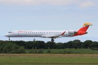 EC-JZS @ LFRB - Canadair Regional Jet CRJ-900, On final rwy 25L, Brest-Bretagne airport (LFRB-BES) - by Yves-Q