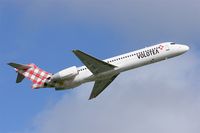 EI-FCU @ LFRB - Boeing 717-2BL, Take off rwy 07R, Brest-Bretagne airport (LFRB-BES) - by Yves-Q