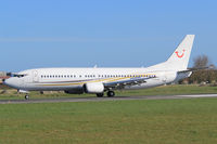 G-RAJG @ EBOS - G-RAJG is flying this summer season for TUI / Jetairfly from Ostend airport. - by Raymond De Clercq
