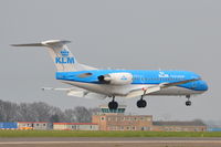 PH-KZU @ EGSH - Landing at Norwich. - by Graham Reeve