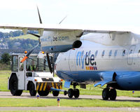 G-BWWT @ EGPN - Under tow at Dundee Riverside EGPN - by Clive Pattle