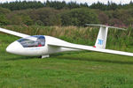 BGA1706 @ X5SB - Schempp-Hirth HS.4 Standard Cirrus at The Yorkshire Gliding Club, Sutton Bank, N Yorks, July 2008. - by Malcolm Clarke