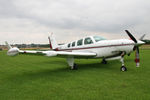 N836TP @ X5FB - Beech A36 at Fishburn Airfield, August 2008. - by Malcolm Clarke