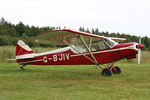G-BJIV @ X5SB - Piper PA-18-150, one of the tow planes at The Yorkshire Gliding Club, Sutton Bank, N Yorks, July 2008. - by Malcolm Clarke