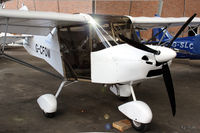 G-CFOW @ EGPT - Hangared at Perth (Scone) airfield EGPT - by Clive Pattle