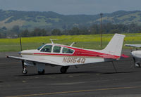 N9154Q @ KAPC - Mesa, AZ-based 1971 Beech F33A Bonanza @ Napa County Airport, CA - by Steve Nation