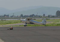 N41945 @ KAPC - Montana-based 1942 Luscombe 8D as NC49135 @ Napa County Airport, CA - by Steve Nation