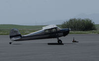N77114 @ KAPC - KCCR-based 1946 Cessna 140 ready to leave Napa County Airport, CA - by Steve Nation