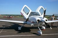F-HKCL @ LFSX - Cirrus SR22, Static display, Luxeuil-St Sauveur Air Base 116 (LFSX) Air show 2015 - by Yves-Q