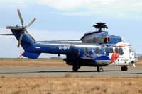 VH-BHY @ YPKA - Aerospatial AS332L Super Puma helicopter at Karratha airport, western Australia. Note the missing main rotor. - by Van Propeller