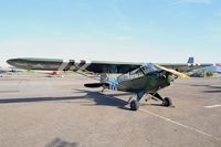 F-GHBY @ LFSX - Piper J3C-65 Cub, Static display, Luxeuil-St Sauveur Air Base 116(LFSX) Open day 2015 - by Yves-Q