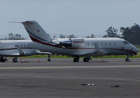 N880CM @ KAPC - Yum Restaurant Services, Inc. (Santa Ana, CA) 2009 Bombardier CL-600-2B16 @ Napa County Airport, CA - by Steve Nation