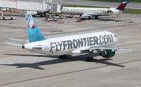 N223FR @ KIAH - Airbus A320