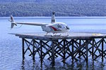 ZK-IAS - At the Heliport by the side of Lake Te Anau - by Terry Fletcher