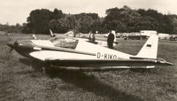 D-EFUZ @ EBGT - D-EFUZ parked behind D-KIKO at Ghent airport in 1966. - by Raymond De Clercq