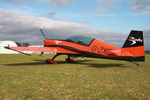 G-ZXEL @ X5FB - Extra EA-300L, One of the Blades Aerobatic Team at Fishburn Airfield, October 2009. - by Malcolm Clarke