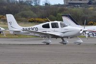 N583CD @ EGFH - Visiting SR22 GTS. - by Roger Winser