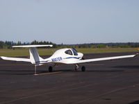 N807ER @ KTIW - Diamond DA-40 looking at home at the Tacoma Narrows Airport. - by Eric Olsen