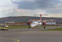 D-ABQD @ EDDR - De Havilland Canada DHC-8-402Q - by Jerzy Maciaszek