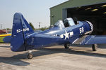 G-BUKY @ EGBR - Canadian Car & Foundry T-6H Harvard Mk.4M, Breighton Airfield, April 2010. - by Malcolm Clarke