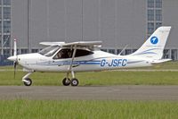 G-JSFC @ EGFF - P-2008JC, Stapleford Flight Centre Stapleford Aerdrome based, taxxing in. - by Derek Flewin