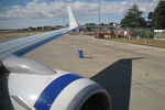 VH-VUH @ YMLT - Boeing 737-8FE, taxiing to take-off from Launceston, Tasmania to Melbourne, February 2008. - by Malcolm Clarke
