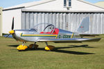 G-CCEM @ X5FB - Aerotechnik EV-97A Eurostar, Fishburn Airfield, September 2009. - by Malcolm Clarke