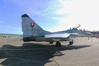 6627 @ LFSX - Slovak Republic Air Force Mikoyan-Gurevich MiG-29AS, Static display, Luxeuil-Saint Sauveur Air Base 116 (LFSX) Open day 2015 - by Yves-Q