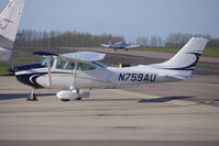 N759AU @ EGSH - Parked at Norwich. - by Graham Reeve