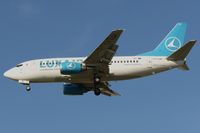 LX-LGP @ EGLL - On finals to runway 27L operating flight LG4403 from Luxembourg. On 25th October 2008 Luxair ceased operations at Heathrow after well over 40 years of continuous service and transferred all flights to London City (LCY/EGLC). - by Glyn Charles Jones