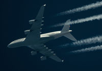 D-AIMF - 23/4/2016 Lufthansa Airbus A380-800 D-AIMF Zurich Passes overhead West Lancashire,England,UK at 34,000ft working route Frankfurt-Los Angeles DLH456.

Pentax K-5