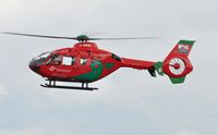 G-WASN @ EGFH - Wales Air Ambulance helicopter Helimed 57. - by Roger Winser