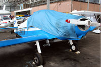 G-BKCW @ EGPT - Hangared at Perth EGPT - by Clive Pattle