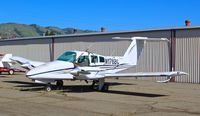 N176BC @ KRHV - Locally-based 1979 Beechcraft Duchess sitting at its tie down at Reid Hillview Airport, San Jose, CA. The owner of this BE76 owns a C172 which is also rotting and has been sitting for decades. - by Chris Leipelt