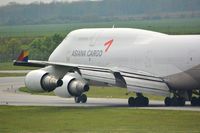 HL7414 @ LOWW - Asiana Cargo B747 landing  at VIE/LOWW - by Paul H