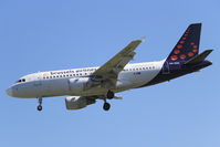 OO-SSN @ EBBR - Landing at Brussels rwy 01. - by Raymond De Clercq