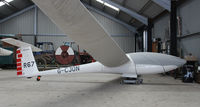 G-CJON @ X6ET - Hangared at Easterton Gliding field, Elgin, Moray. - by Clive Pattle