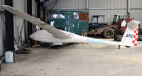 G-CJYC @ X6ET - Hangared at Easterton Gliding field, Elgin, Moray. - by Clive Pattle