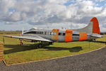D-IFSB @ X5FB - De Havilland DH-104 Dove 2B. The first airframe delivered to Fishburn Airfield for the soon to be established Fishburn Historic Aviation Centre. March 13th 2016. - by Malcolm Clarke