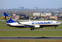 EI-ENC @ EBBR - Landing on rwy 01.