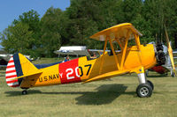 SE-BOZ @ ESKB - Boeing Stearman PT-13B Kaydet [75-294] Stockholm-Barkarby~SE 07/06/2008 - by Ray Barber