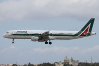 I-BIXK @ LMML - A321 I-BIXK Alitalia - by Raymond Zammit