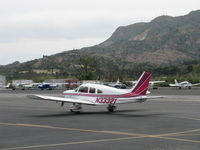 N33321 @ SZP - 1975 Piper PA-28-180 ARCHER, Lycoming O&VO-360 180 Hp, taxi back - by Doug Robertson