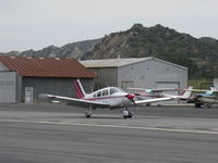 N33321 @ SZP - 1975 Piper PA-28-180 ARCHER, Lycoming O&VO-360 180 Hp, landing roll Rwy 22 - by Doug Robertson