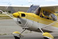 N11681 @ KRHV - Locally-based 1972 Bellanca Citabria taxing in at Reid Hillview Airport, San Jose, CA. Thanks for the wave! - by Chris Leipelt