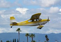 N11681 @ KRHV - Locally-based 1972 Bellanca 7KCAB departing runway 31R at Reid Hillview Airport, San Jose, CA. - by Chris Leipelt